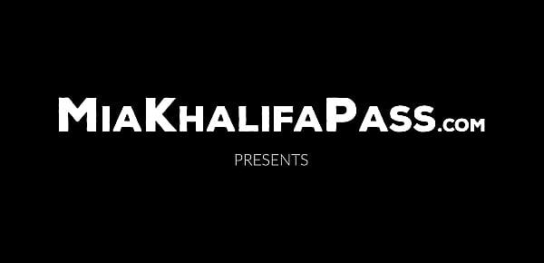  Debaucherous Mia Khalifa strokes sweet pussy solo